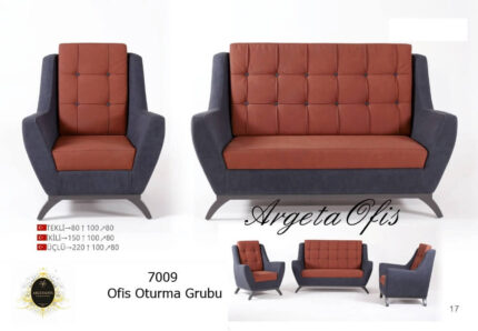 Ergonomik ofis 7009 Büro Oturma Grupları