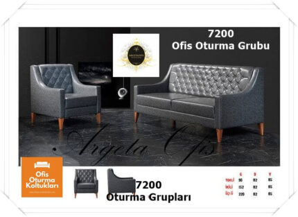 modern bir ofis ortamında sergileniyor.