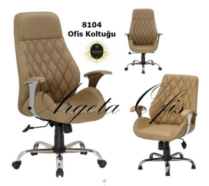 Geniş oturma alanı ve ayarlanabilir kolçakları ile konfor sağlayan modern Ergonomik 8104 Müdür ve Toplantı Koltuğu