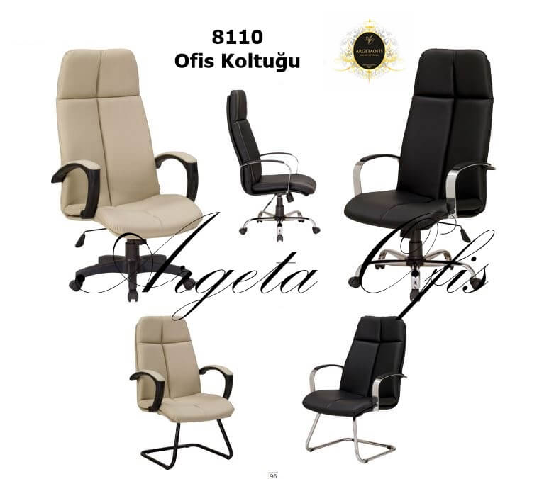 Ergonomik 8110 Müdür ve Toplantı Koltuğu Kolçakları ayarlanabilir