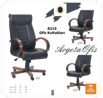 Nefes alabilir file sırt ve yumuşak oturma pediyle Ergonomik oturum alanlarıyla lüks 8215 Müdür ve Toplantı Koltuğularımız